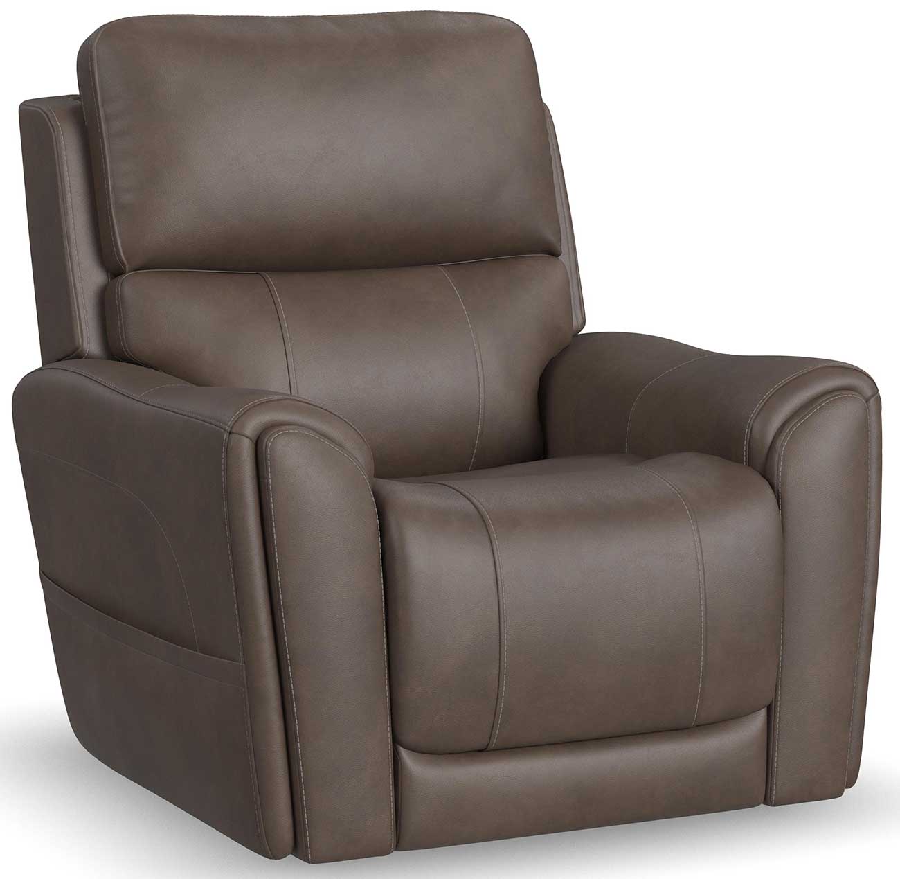 Carter Power Lift Recliner with Power Headrest, Lumbar, Heat and Massage Cappuccino Fabric