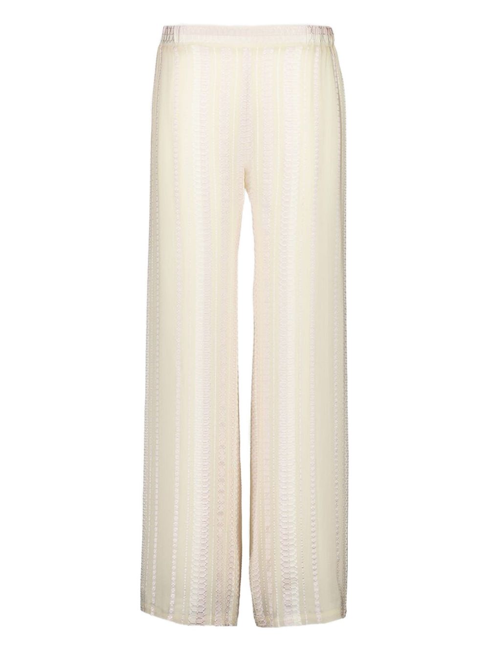 Textured trousers - Neutrals