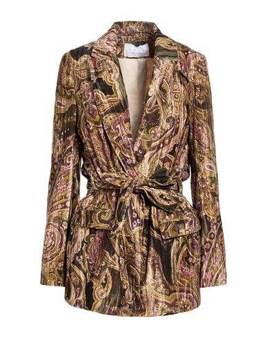 Woman Blazer Mustard Size 10 Polyester