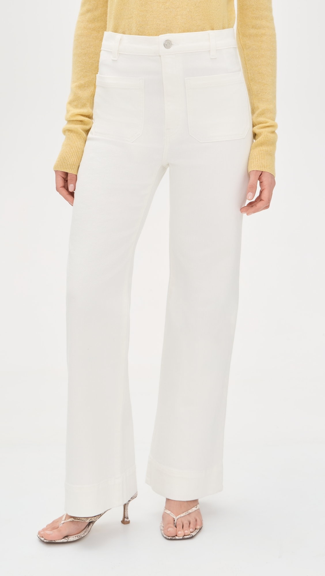 St Monica Jeans Natural White