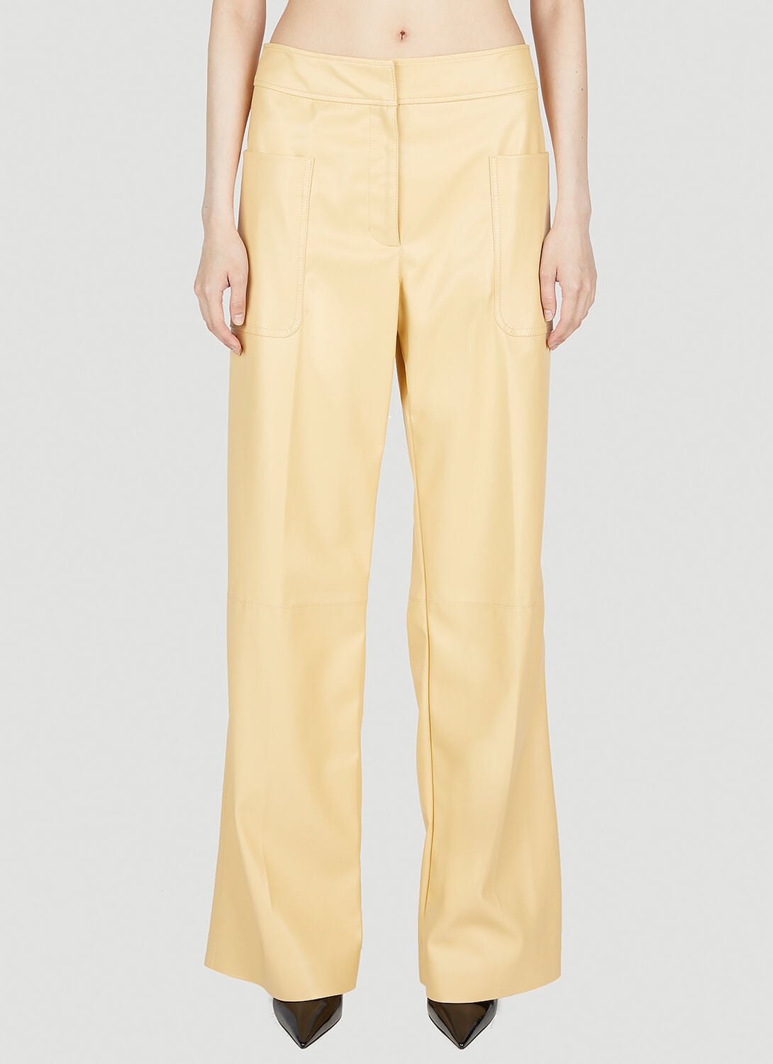 Altermat Wide Leg Pants - Woman Pants Yellow It