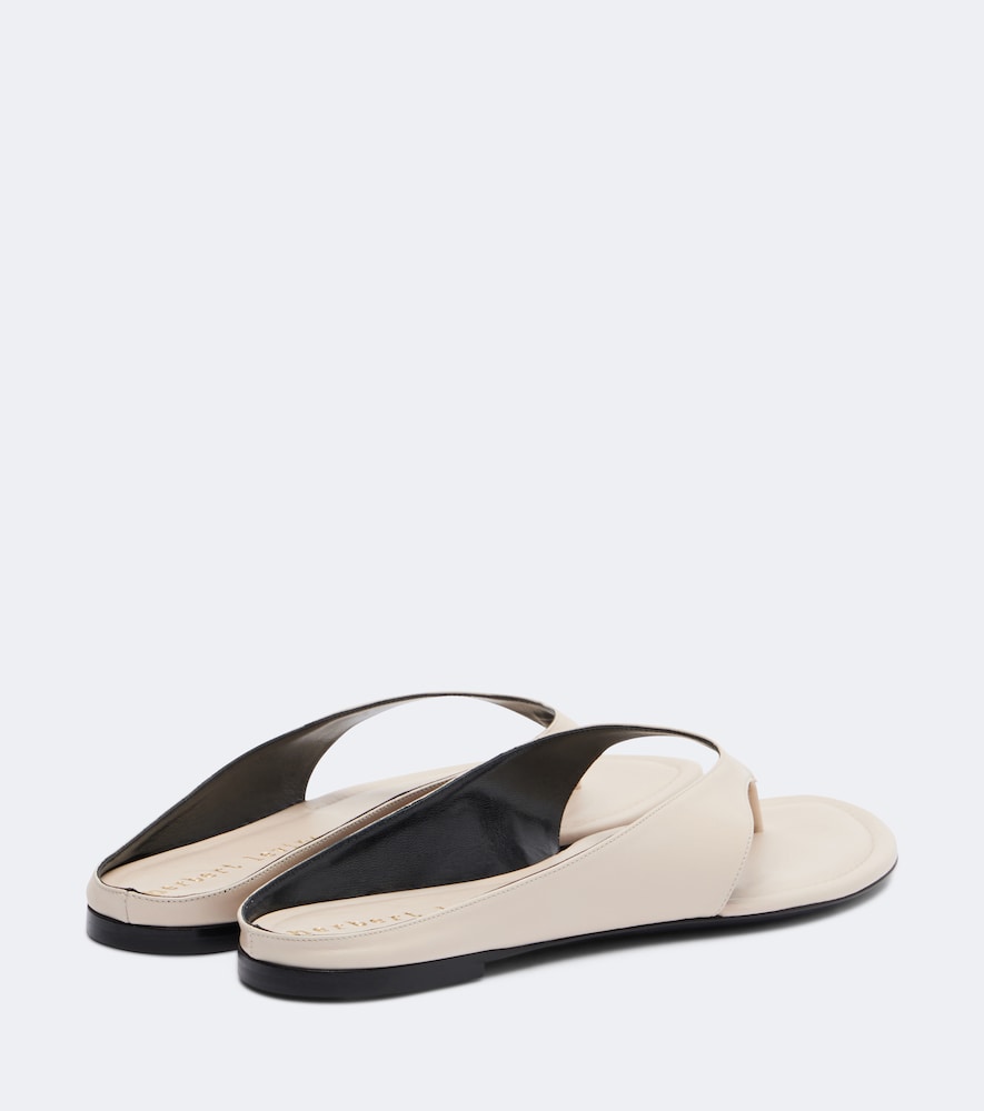 Sunkissed leather thong sandals