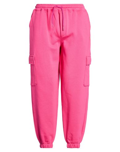 Man Pants Fuchsia Size XL Polyester, Cotton