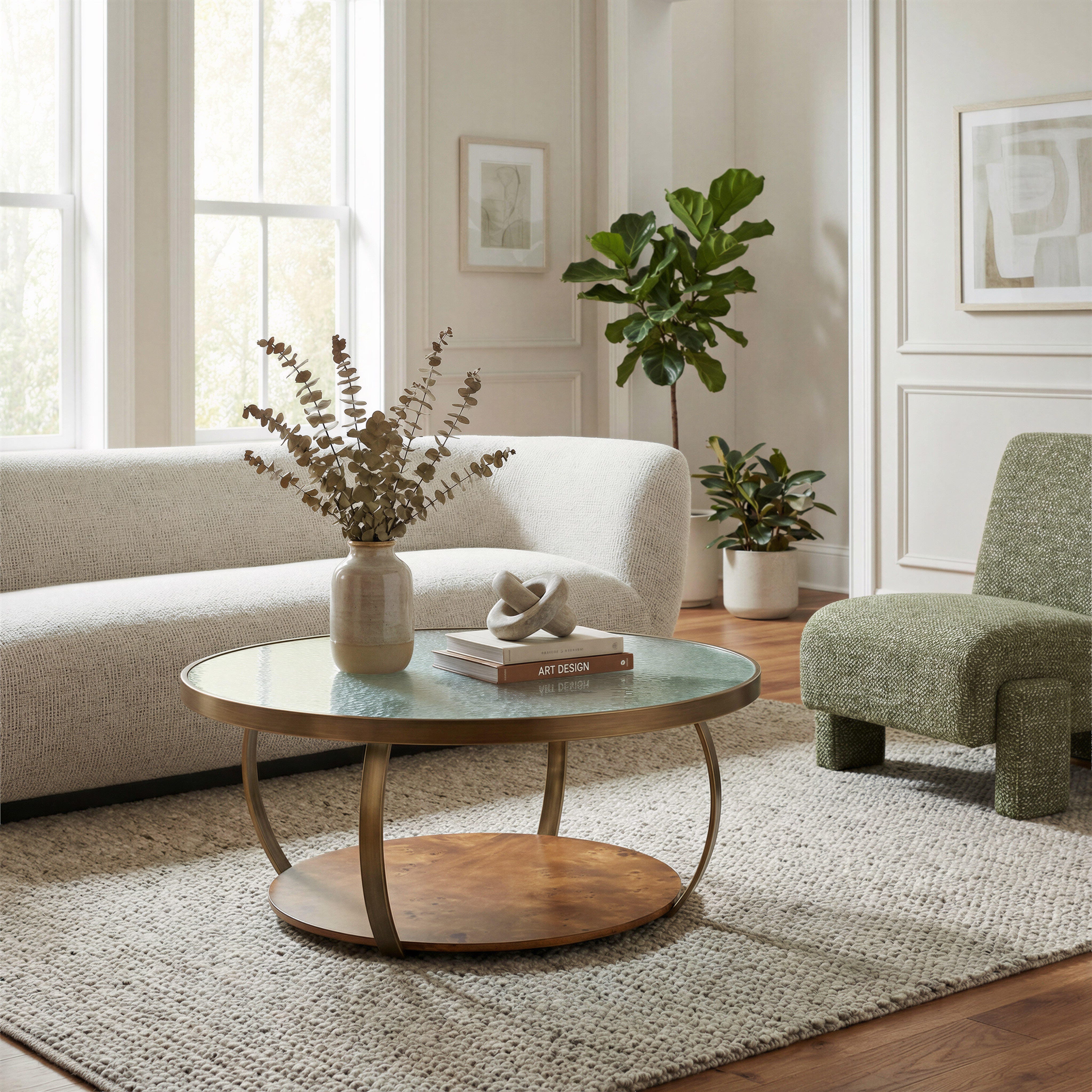 Erika Home Gara Coffee Table, Natural