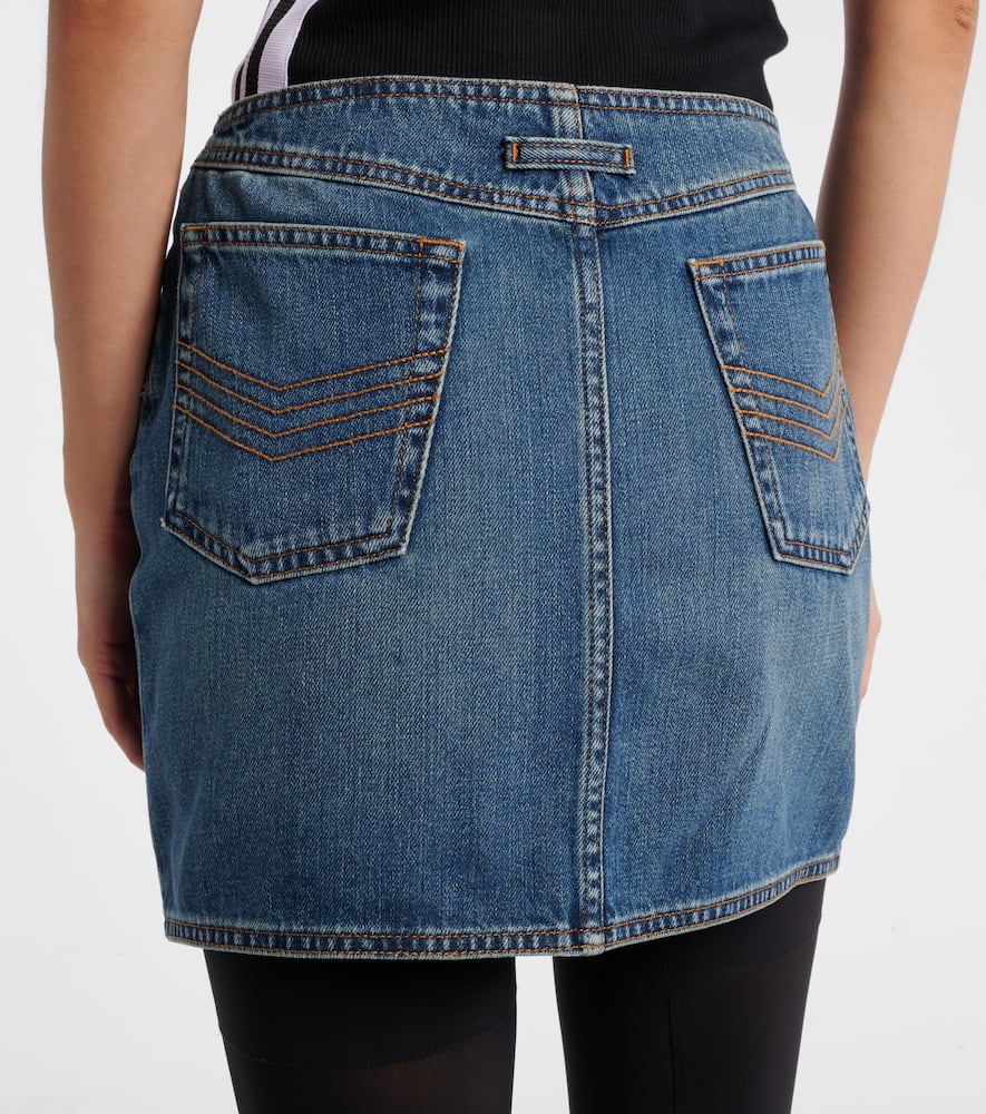 Denim miniskirt