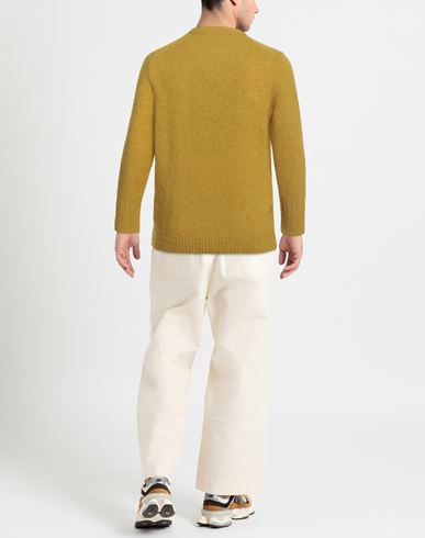 Amaranto Man Sweater Mustard Size L Wool, Cashmere, Nylon