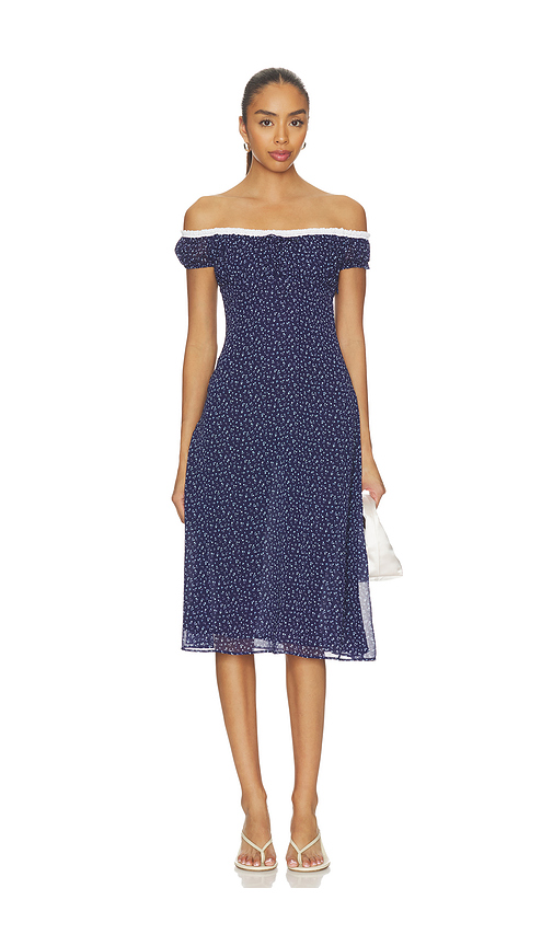 GUIZIO Rocello Dress in Navy. - XXS also in L, M