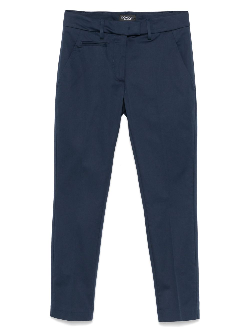 Cotton-blend trousers - Blue