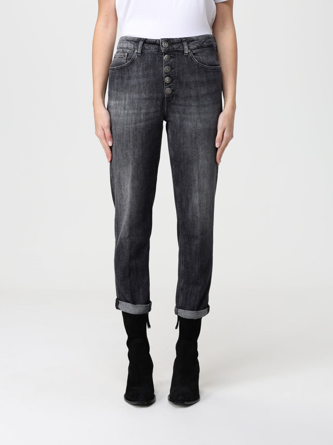 Jeans Woman color Black