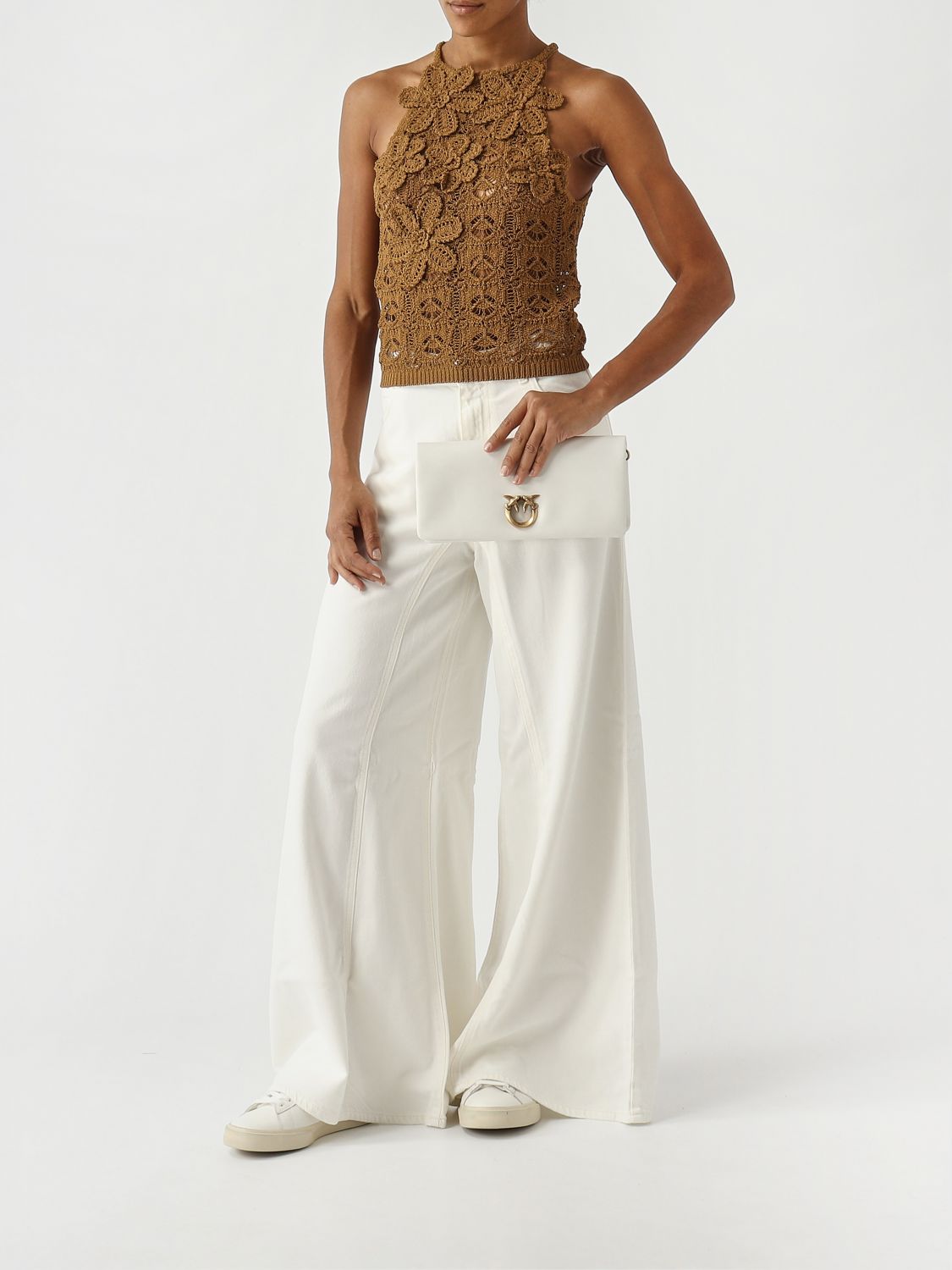 Pants Woman color Brown