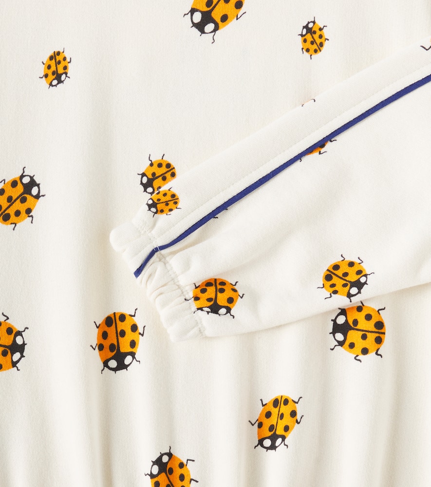 Mini Rodini Ladybugs cotton jersey sweatshirt