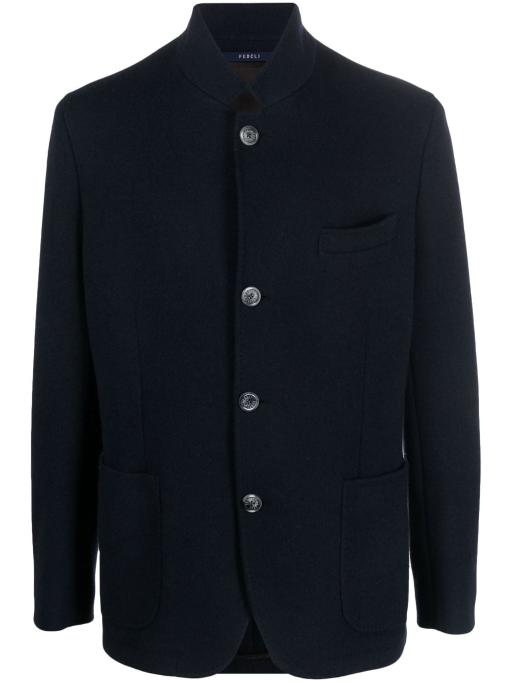 Damon flannel cashmere jacket - Grey
