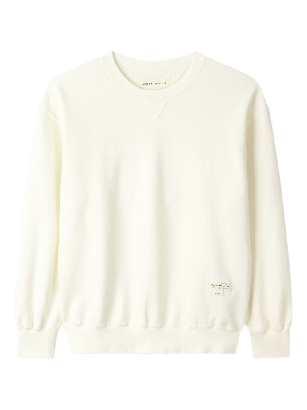 Logo-tag sweatshirt - White