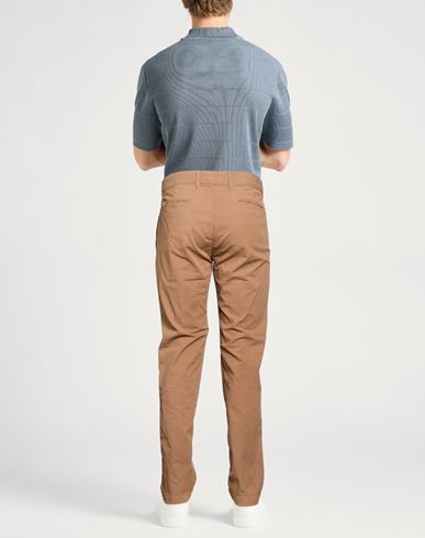 Man Pants Brown Size 36 Cotton, Elastane
