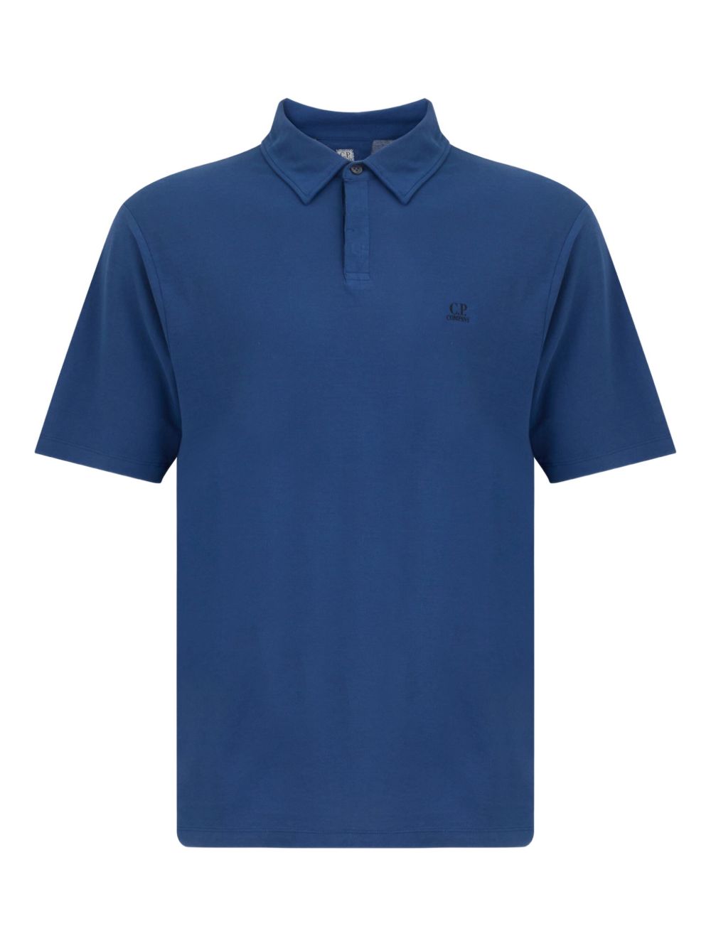 Logo-print polo shirt - Blue