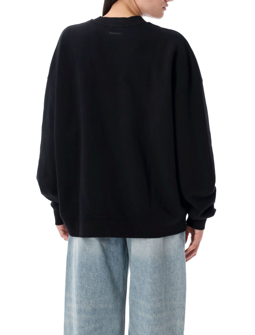 Black Crewneck Logo Sweatshirt