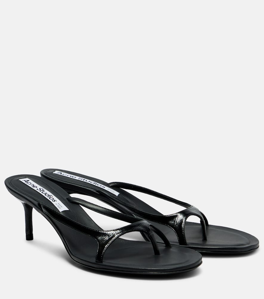 60 patent leather sandals