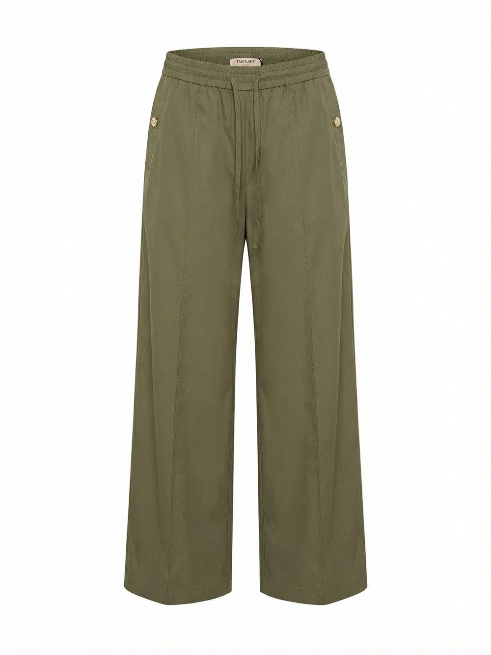 Pants With Drawstring And Pockets