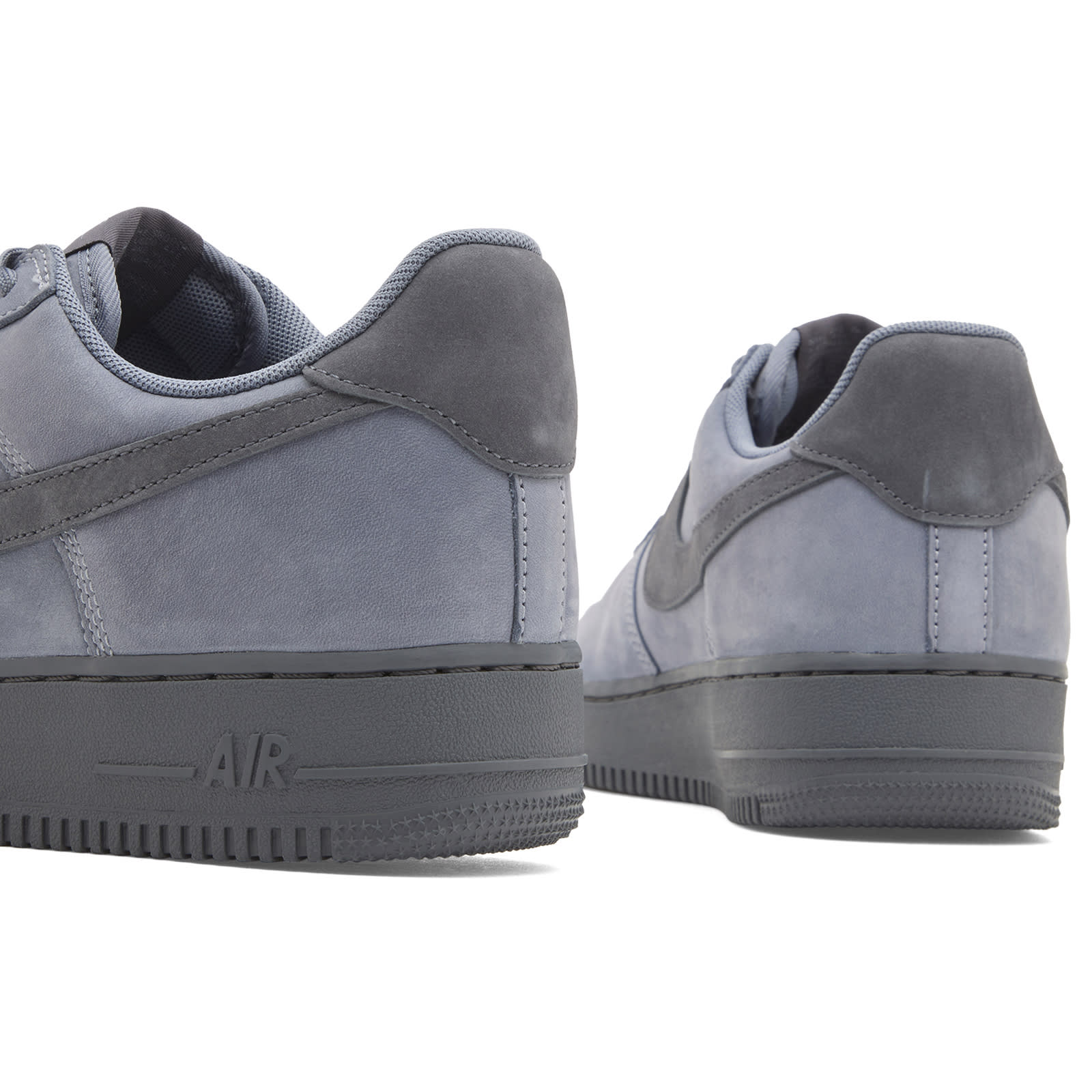 Men's Air Force 1 Low Retro Prm Qs Sneaker in Dark Sky Blue/Dark Blue Grey