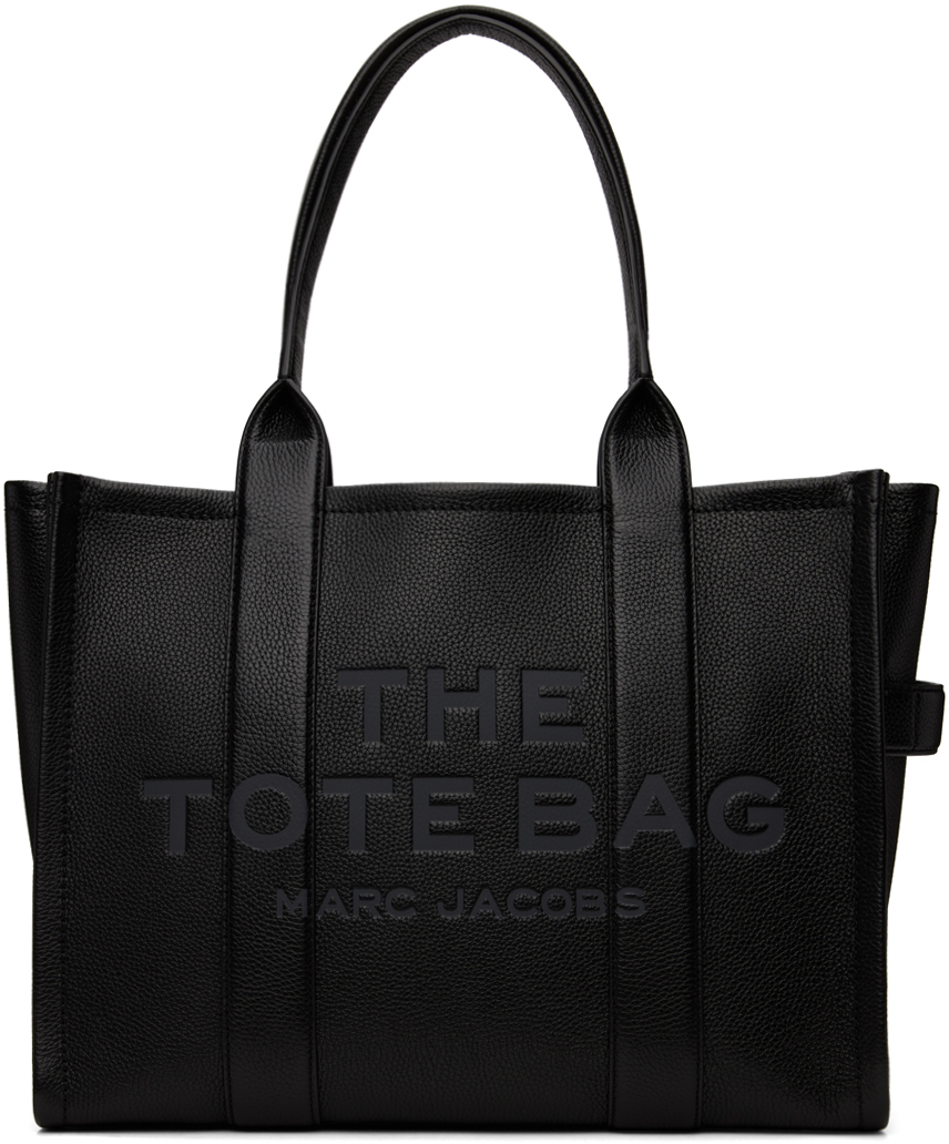 Marc Jacobs Black 'The Leather Large' Tote
