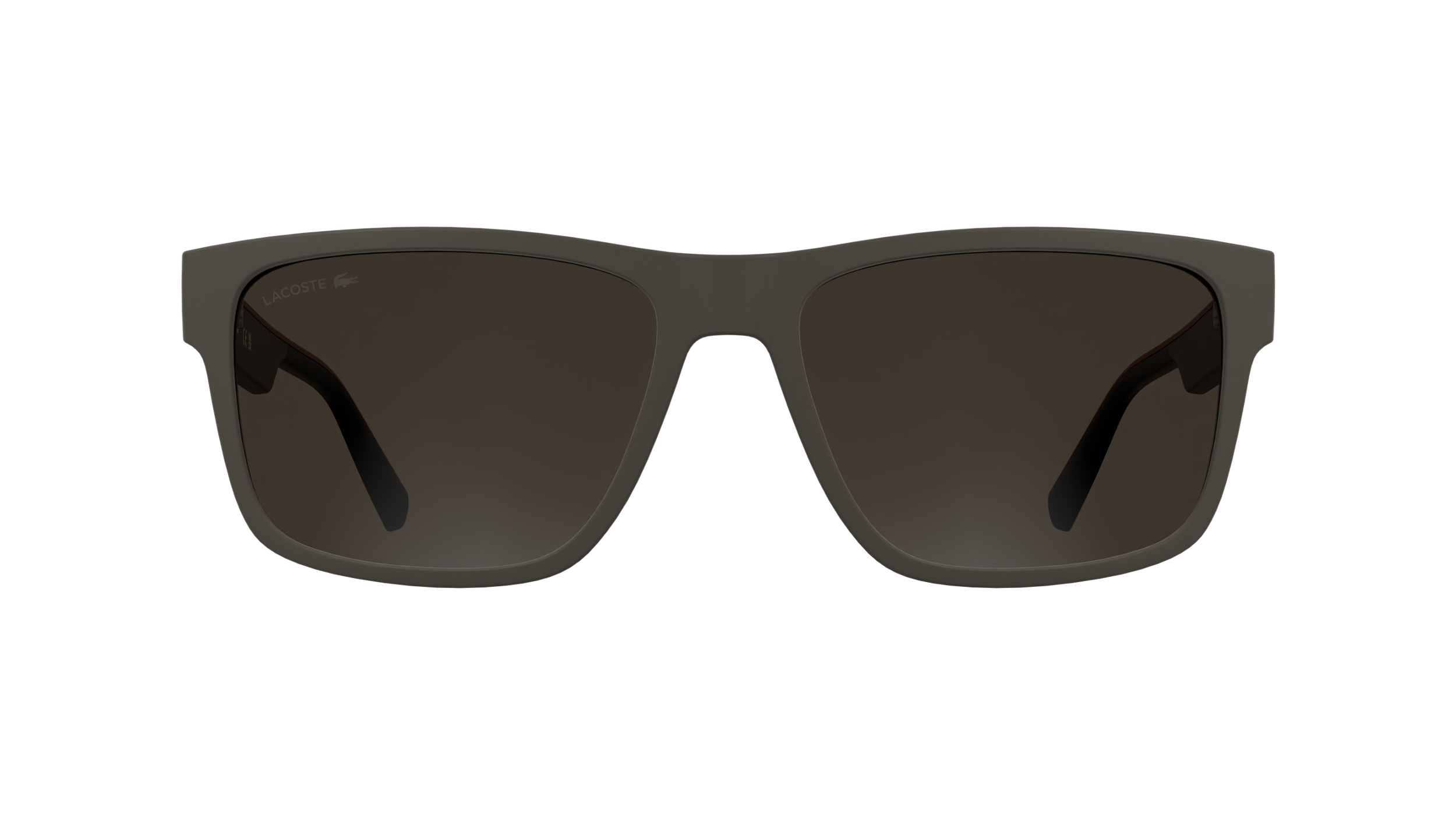 Lacoste Man Lacoste L6076S 202 Zonnebrillen Bio-geïnjecteerd Grijs Bruin Kwadraat Normaa
