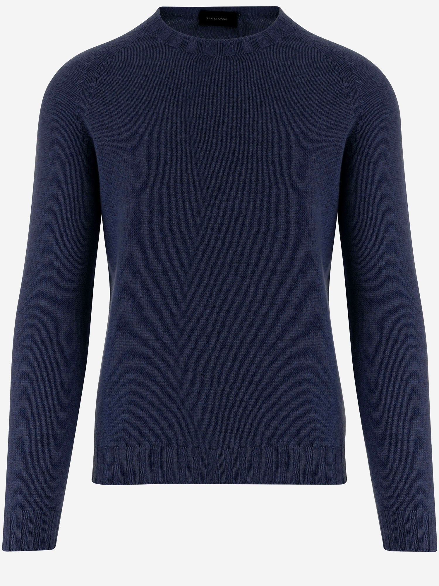 Cashmere Crew-Neck Sweater — Navy