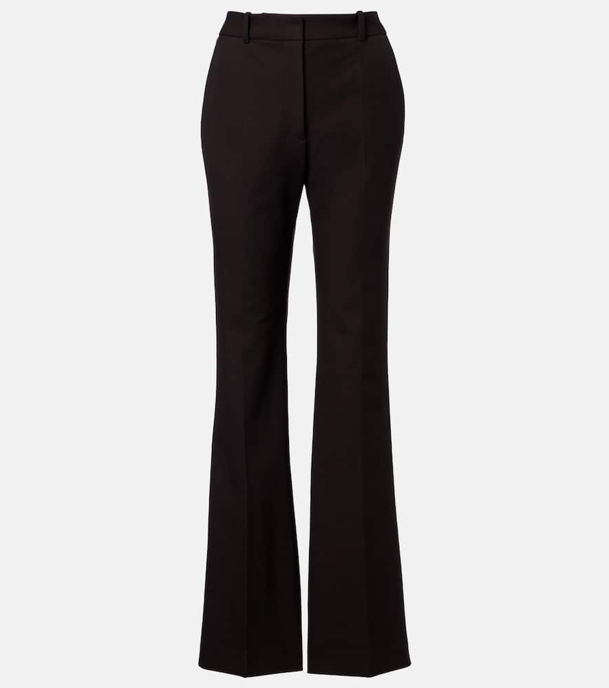 Tafira high-rise gabardine flared pants