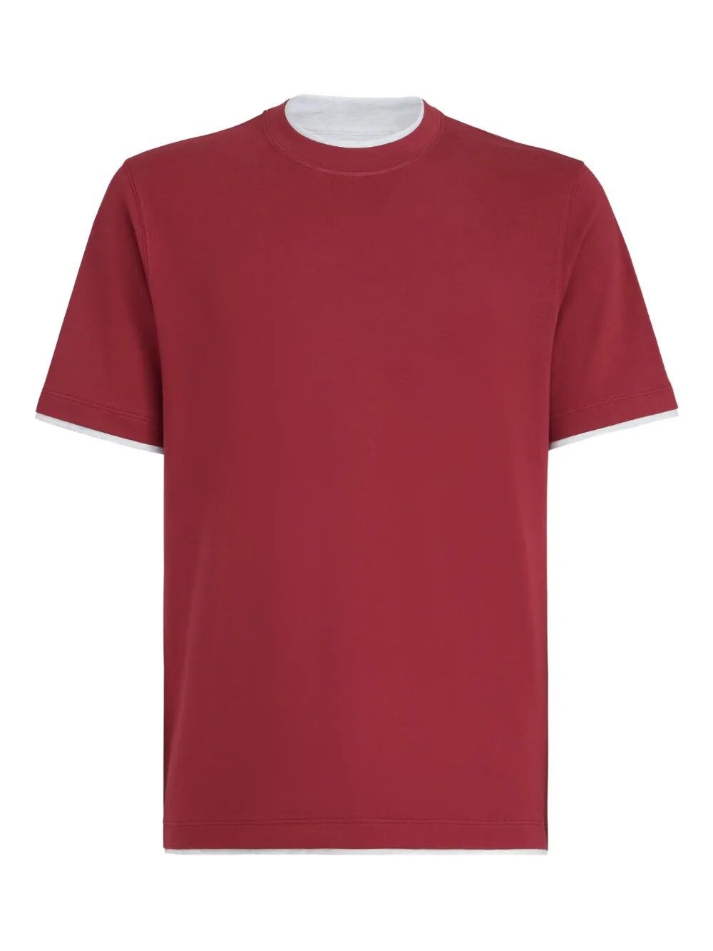 T-Shirt With Faux-Layering