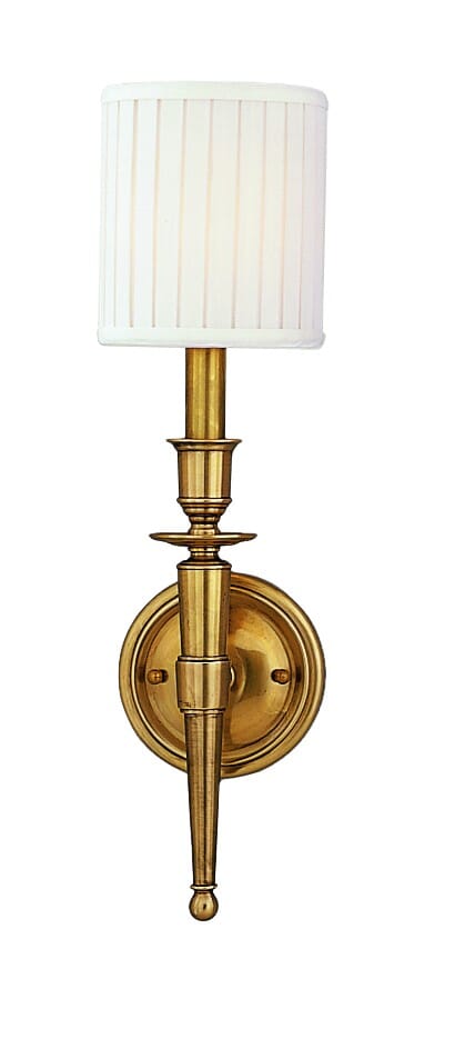 Abington 18" Wall Sconce in Aged Bra