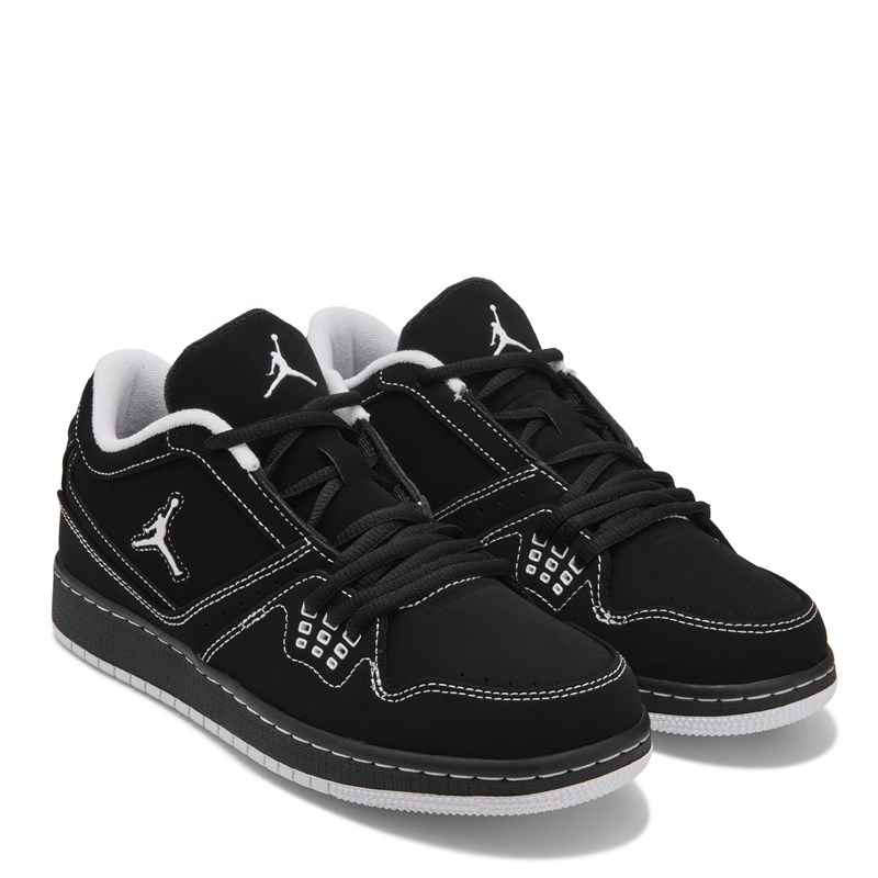 Kids' 1 Flight Low Sneaker Big Kid Shoes (Black/White)