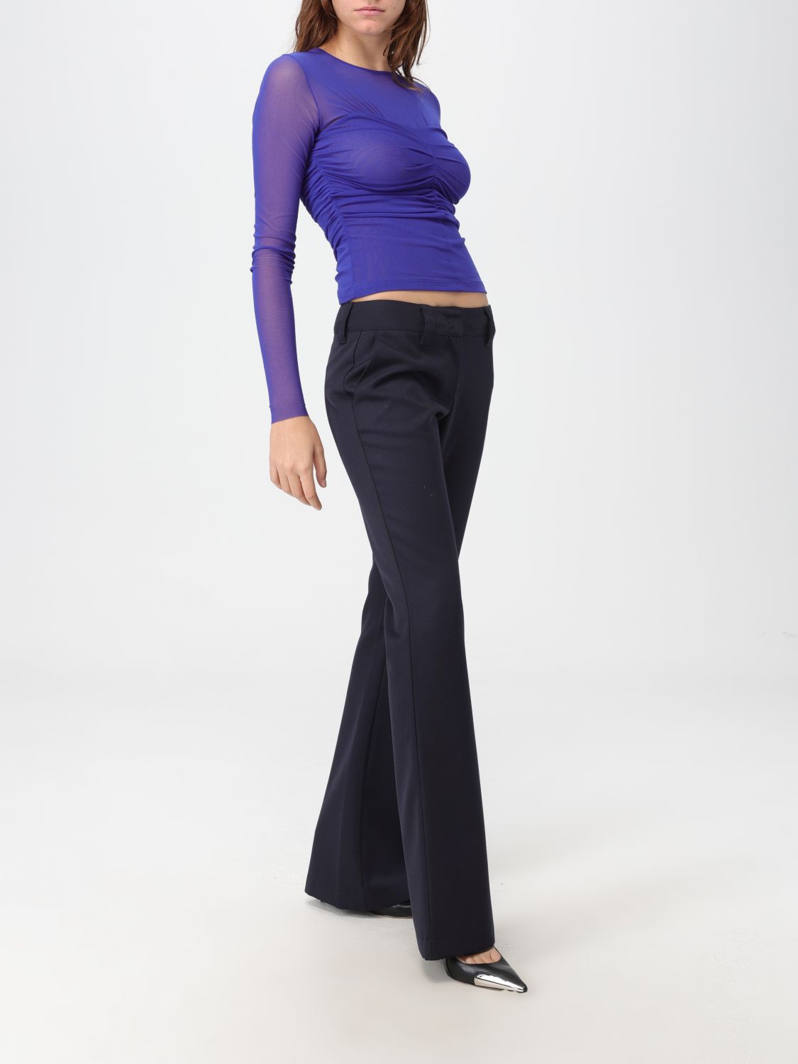 Pants Woman color Navy
