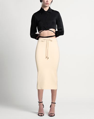 Woman Midi skirt Ivory Size M Viscose, Polyester, Nylon
