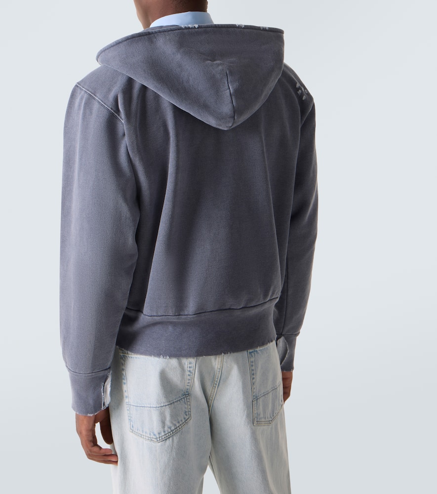 Relic distressed cotton jersey hoodie