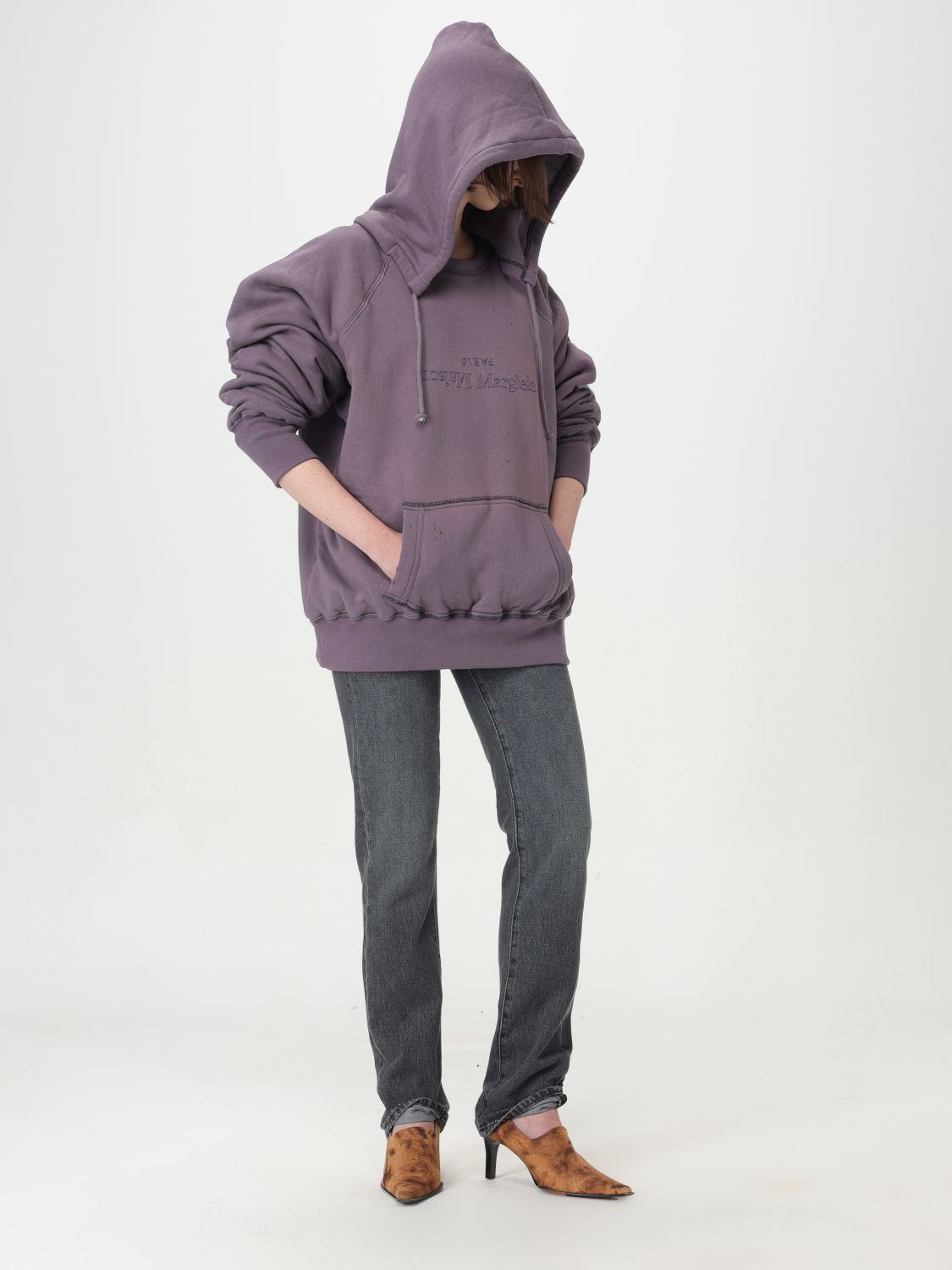 Sweatshirt Woman color Violet
