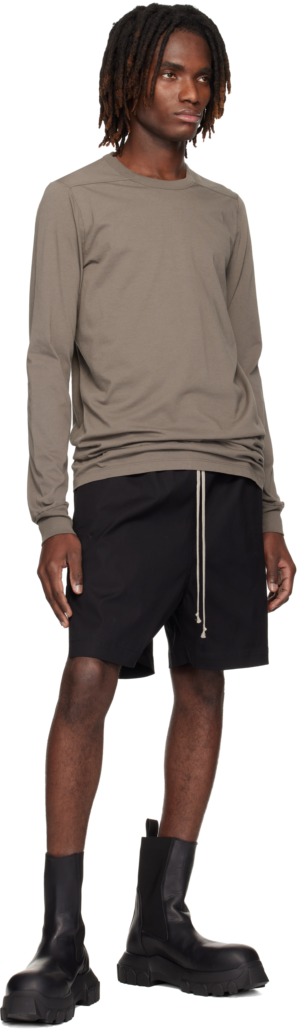 Gray Temple Level LS T-shirt