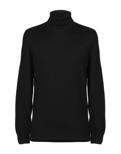 Man Turtleneck Black Size 34 Merino Wool