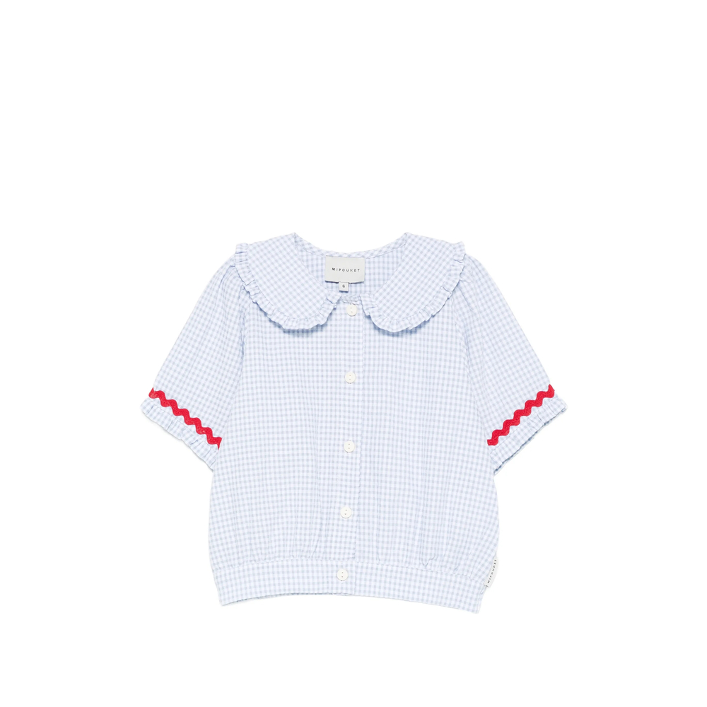 Sylvie Ruffled Gingham Top