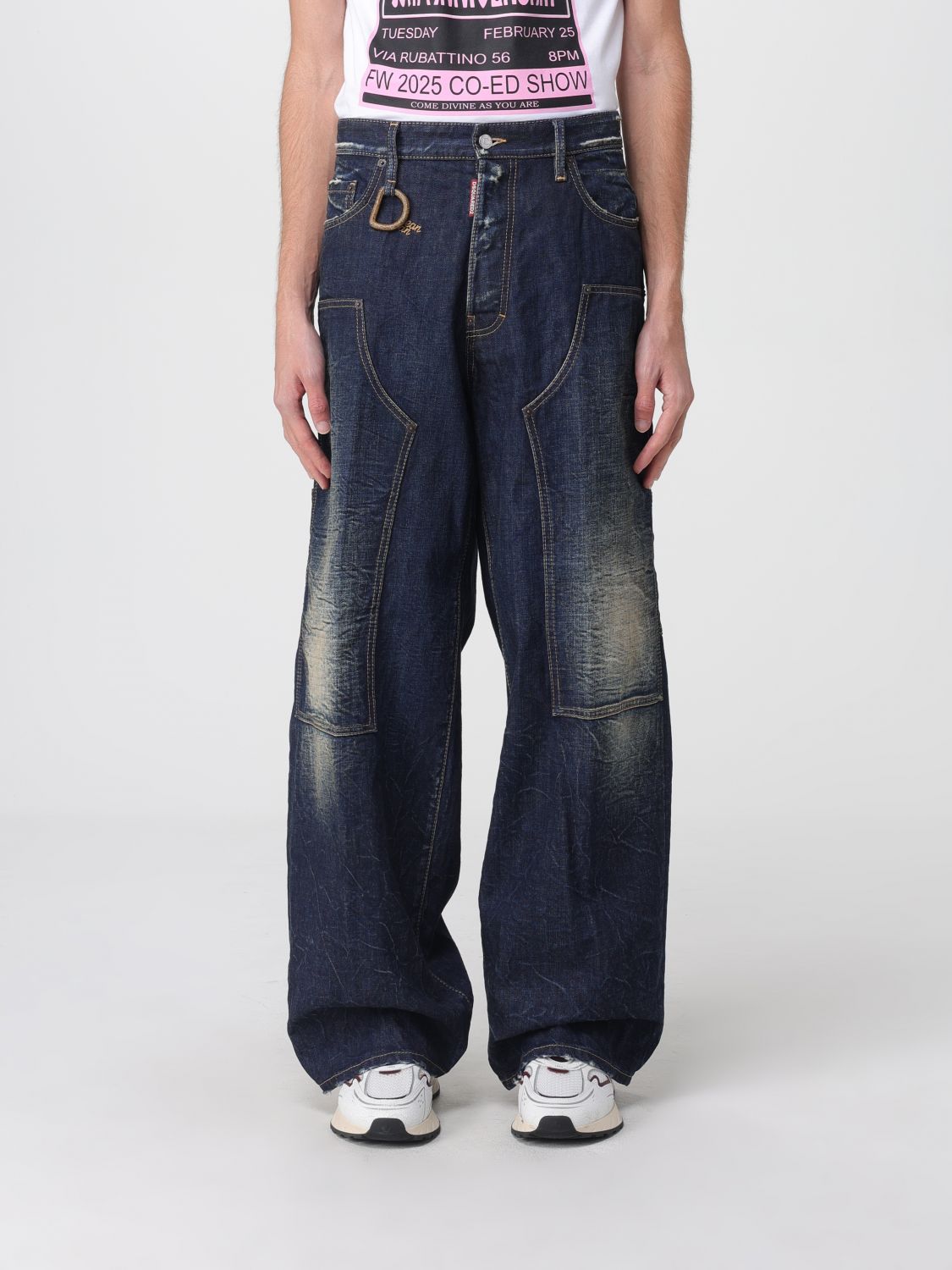 Jeans Men color Blue