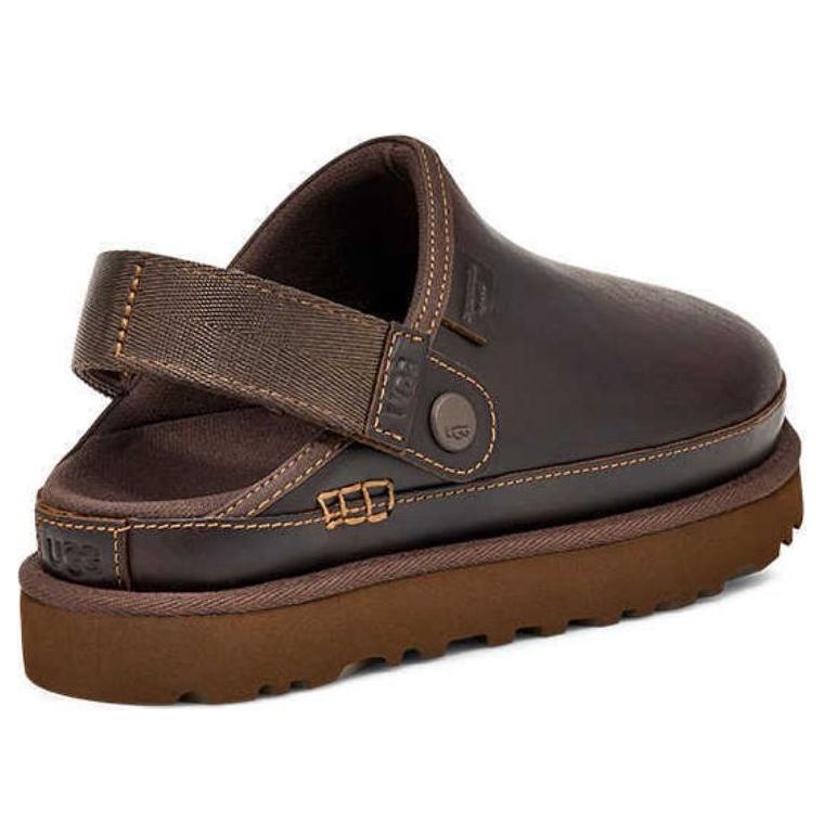 (WMNS) Goldenstar Clog Leather Regen 'Ironwood'