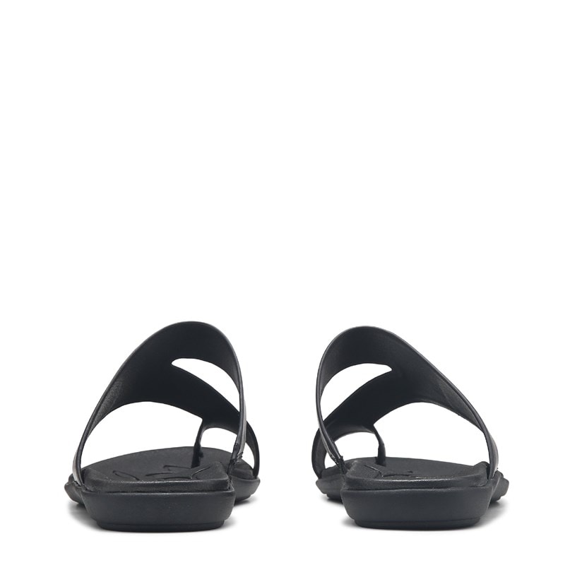 B. O.C. Women's Hazy Toe Loop Sandals (Black)