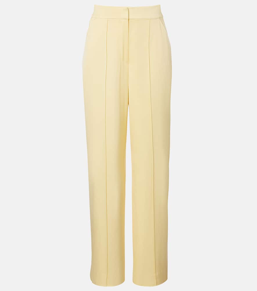 Kyra satin wide-leg pants