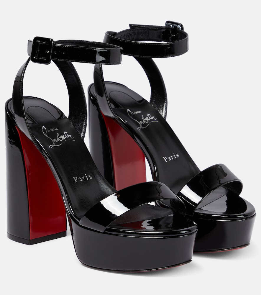 Movida Sabina patent leather platform sandals
