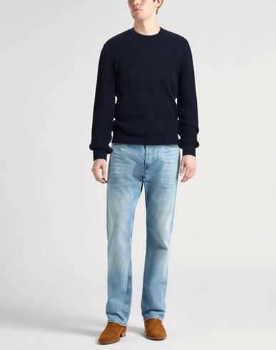 Man Sweater Navy Size 44 Cashmere