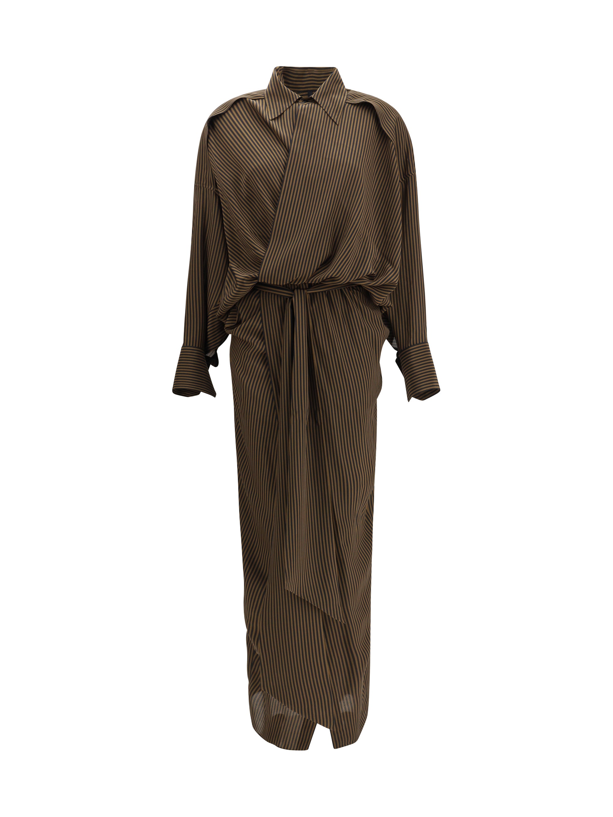 Dress — Brown