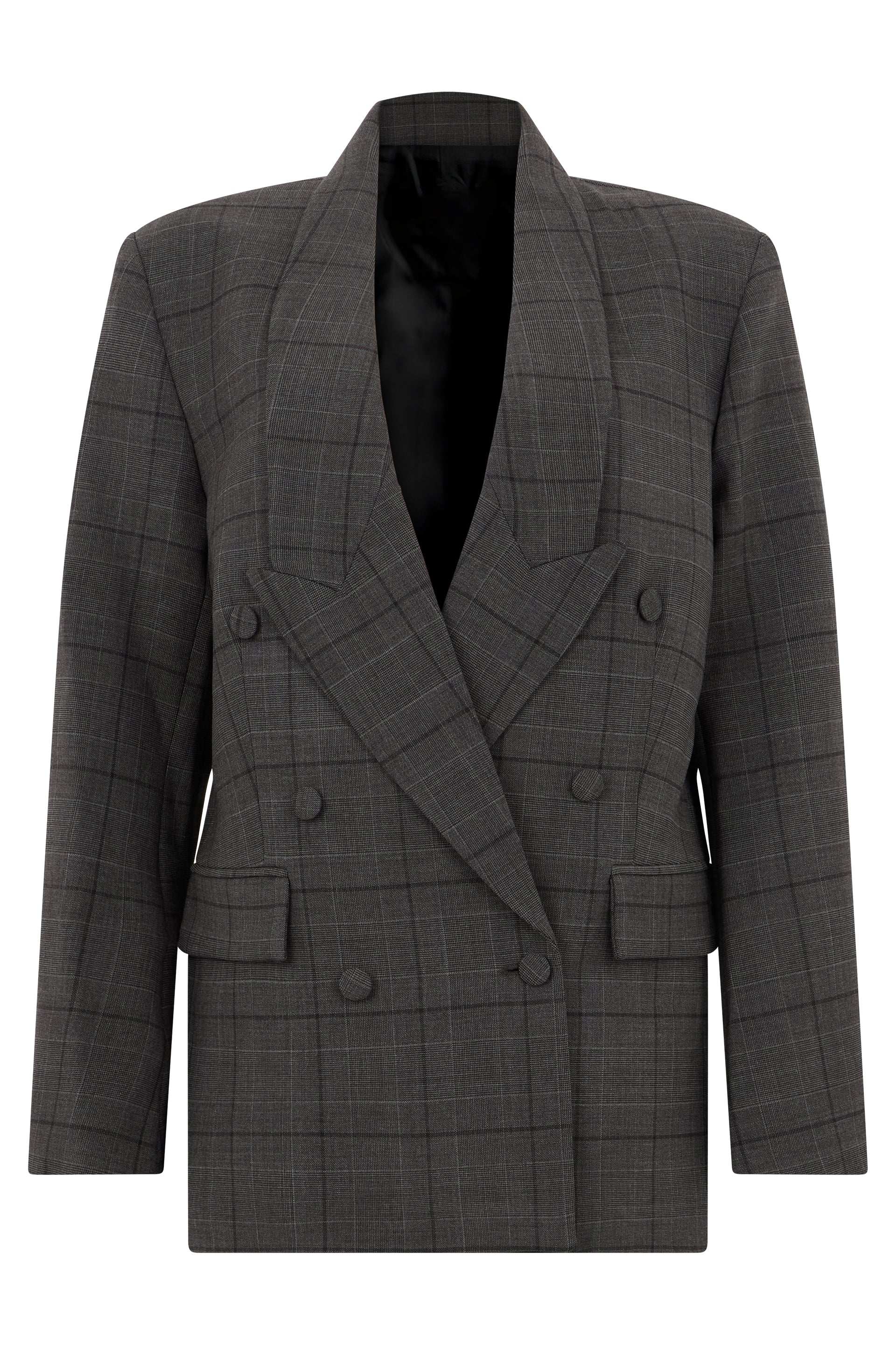 Double-Breasted Virgin Wool Blazer
