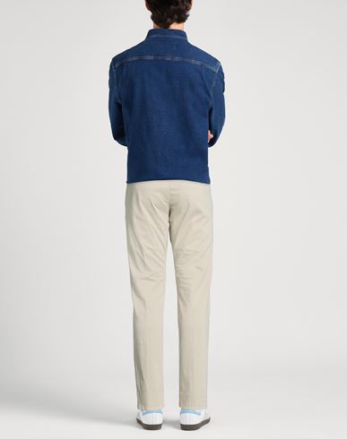 Man Pants Beige Size 31 Cotton, Elastane