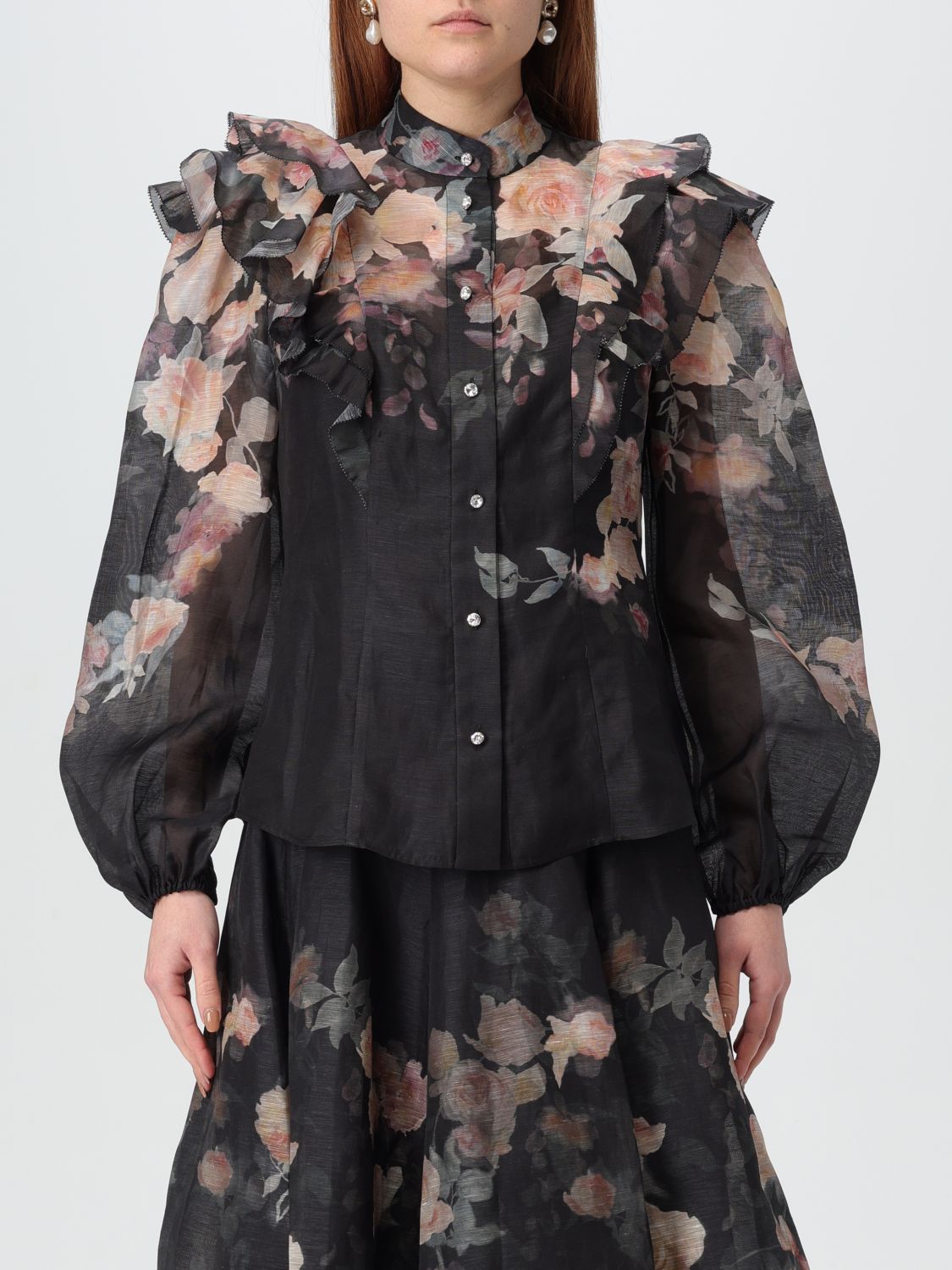 Crush blouse - Black