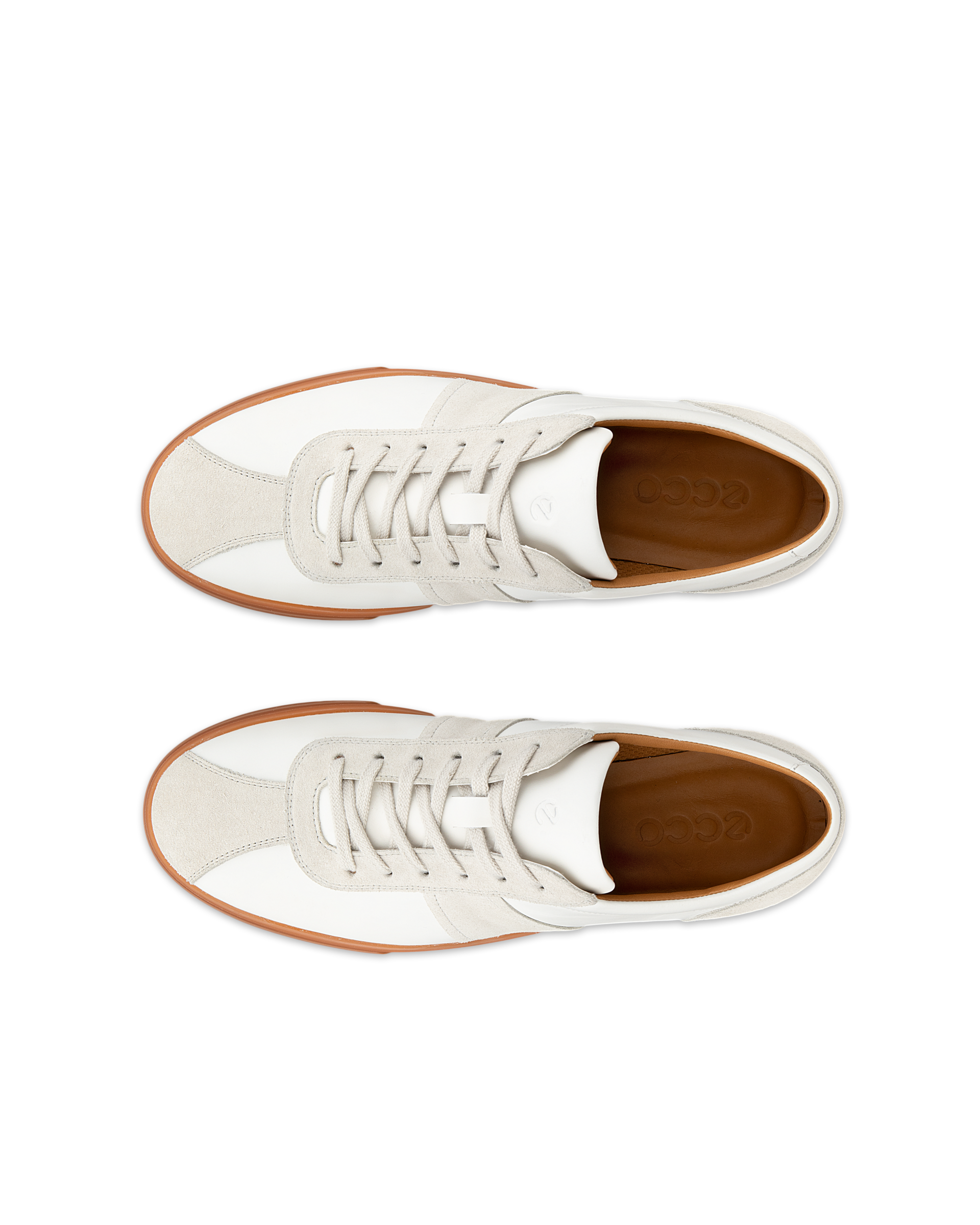 SOFT 10 - Men's Leather Trainer - White - 41