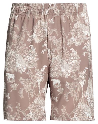 Man Shorts & Bermuda Shorts Khaki Size XXL Polyester