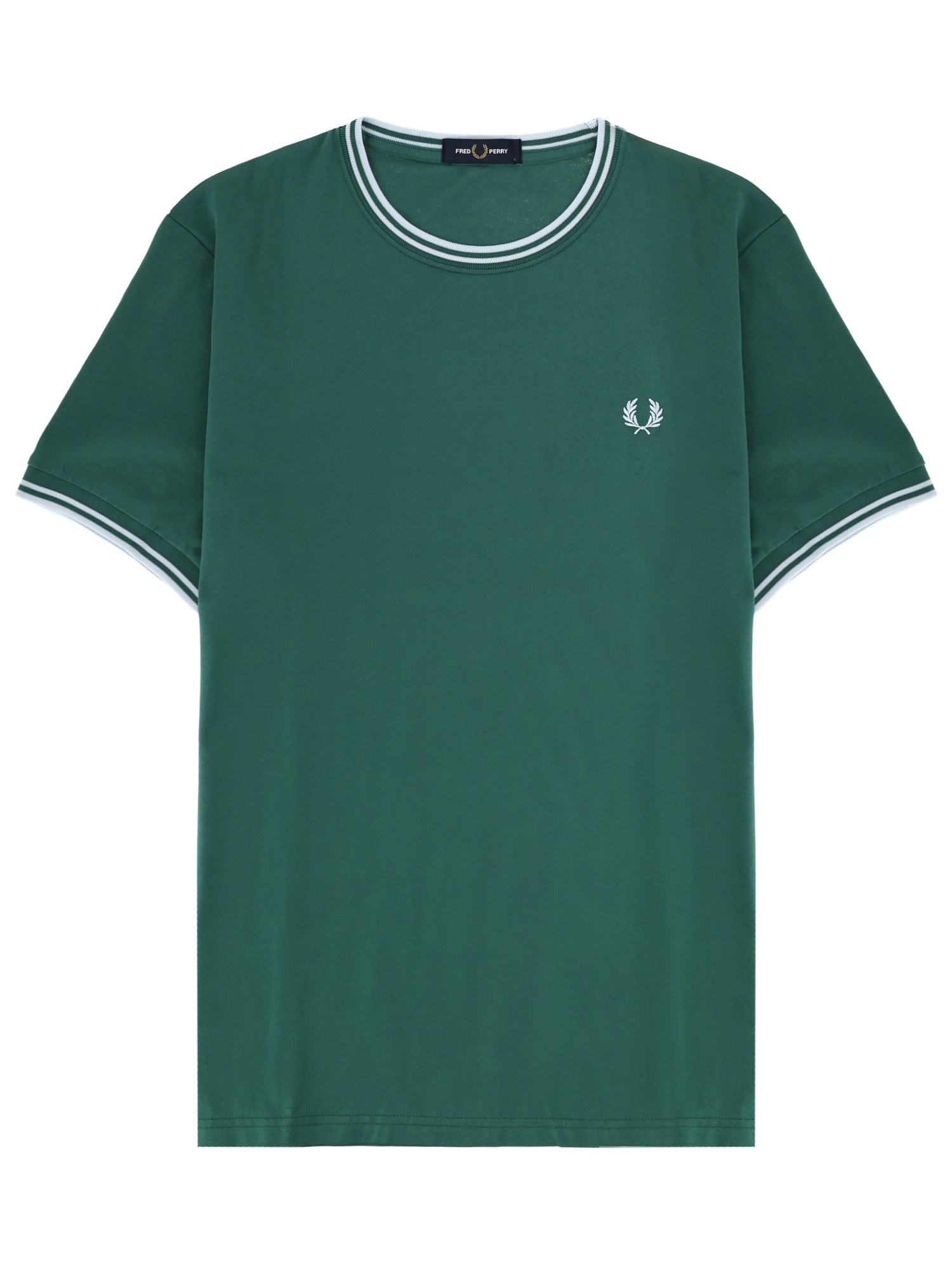 T-shirt con doppia riga
